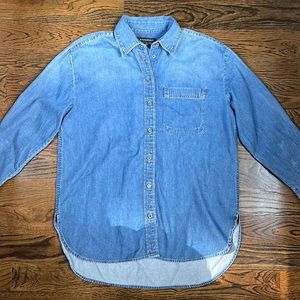 Banana Republic Blue Denim Button Down